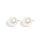 Paparazzi Accessories: Preppy Princess - White Pearl Earrings