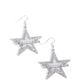 Paparazzi Accessories: Touchdown Tribute - White Earrings