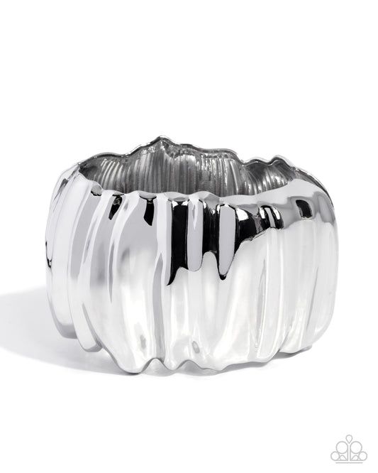 Paparazzi Accessories: Metro Mural - Silver Bracelet