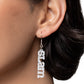 Paparazzi Accessories: Slam Dunk Statement - Silver Earrings