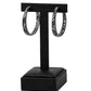 Paparazzi Accessories: GLITZY By Association - Black Earrings