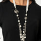 Paparazzi Accessories: All The Trimmings - Ivory Necklace