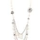 Paparazzi Accessories: All The Trimmings - Ivory Necklace