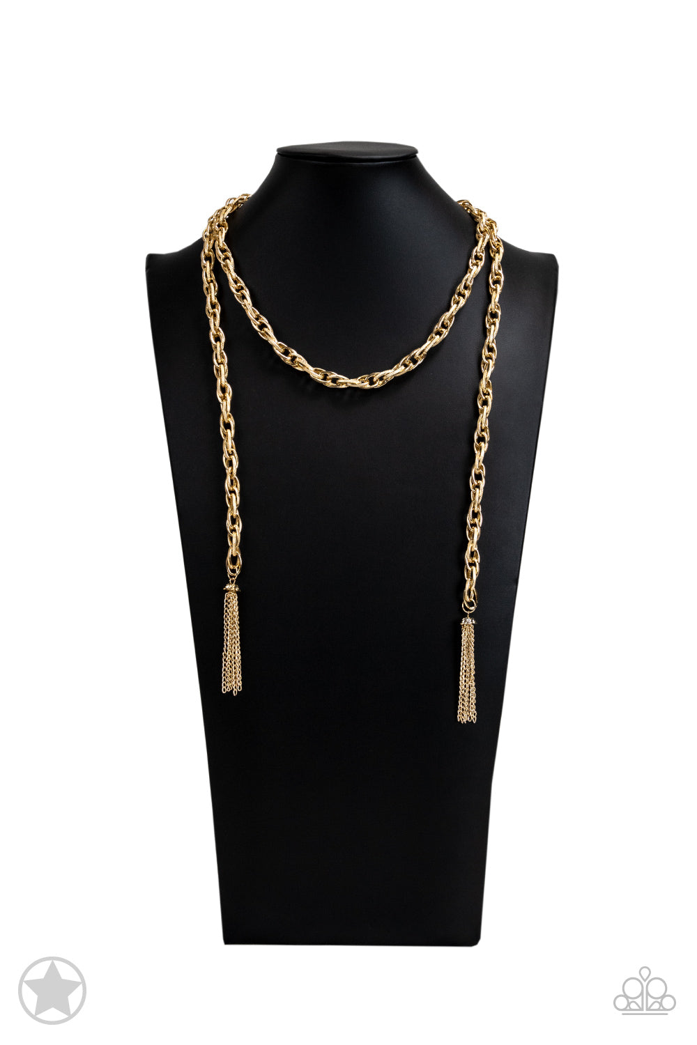 Paparazzi Accessories: SCARFed for Attention - Gold Necklace