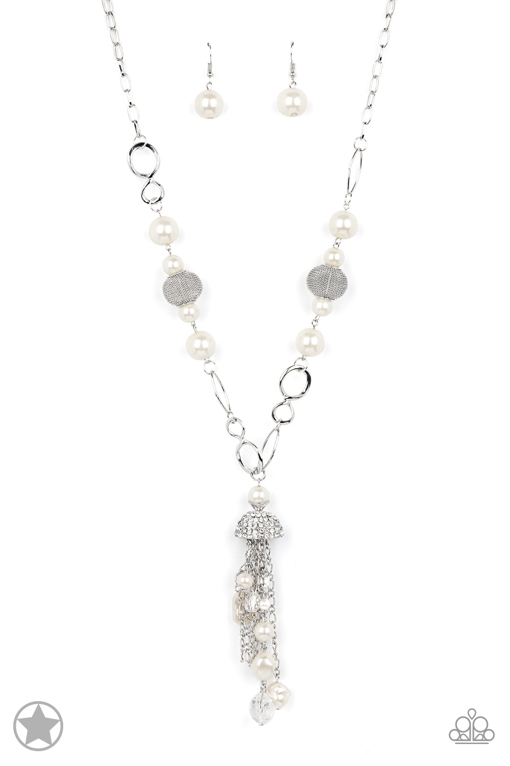 Paparazzi Accessories: Designated Diva - White Necklace