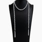 Paparazzi Accessories: SCARFed for Attention - Silver Necklace