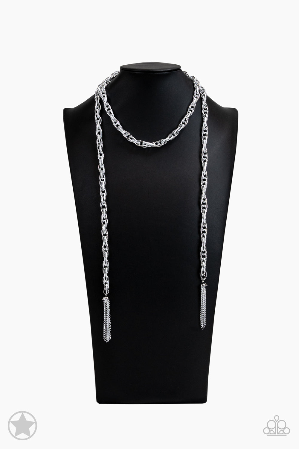 Paparazzi Accessories: SCARFed for Attention - Silver Necklace