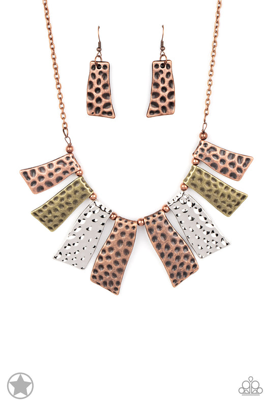 Paparazzi Accessories: A Fan of the Tribe Necklace Necklace