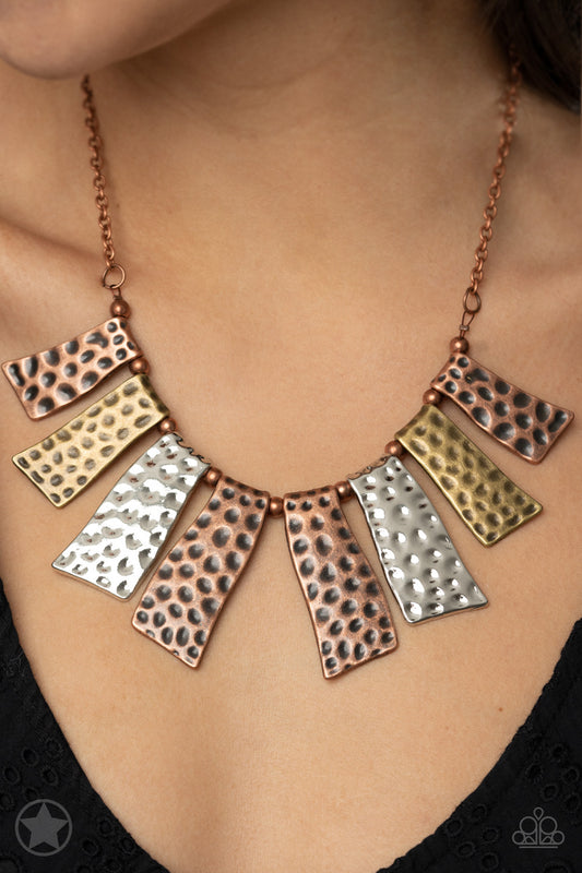 Paparazzi Accessories: A Fan of the Tribe Necklace Necklace