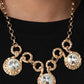 Paparazzi Accessories: Hypnotized - Gold Necklace