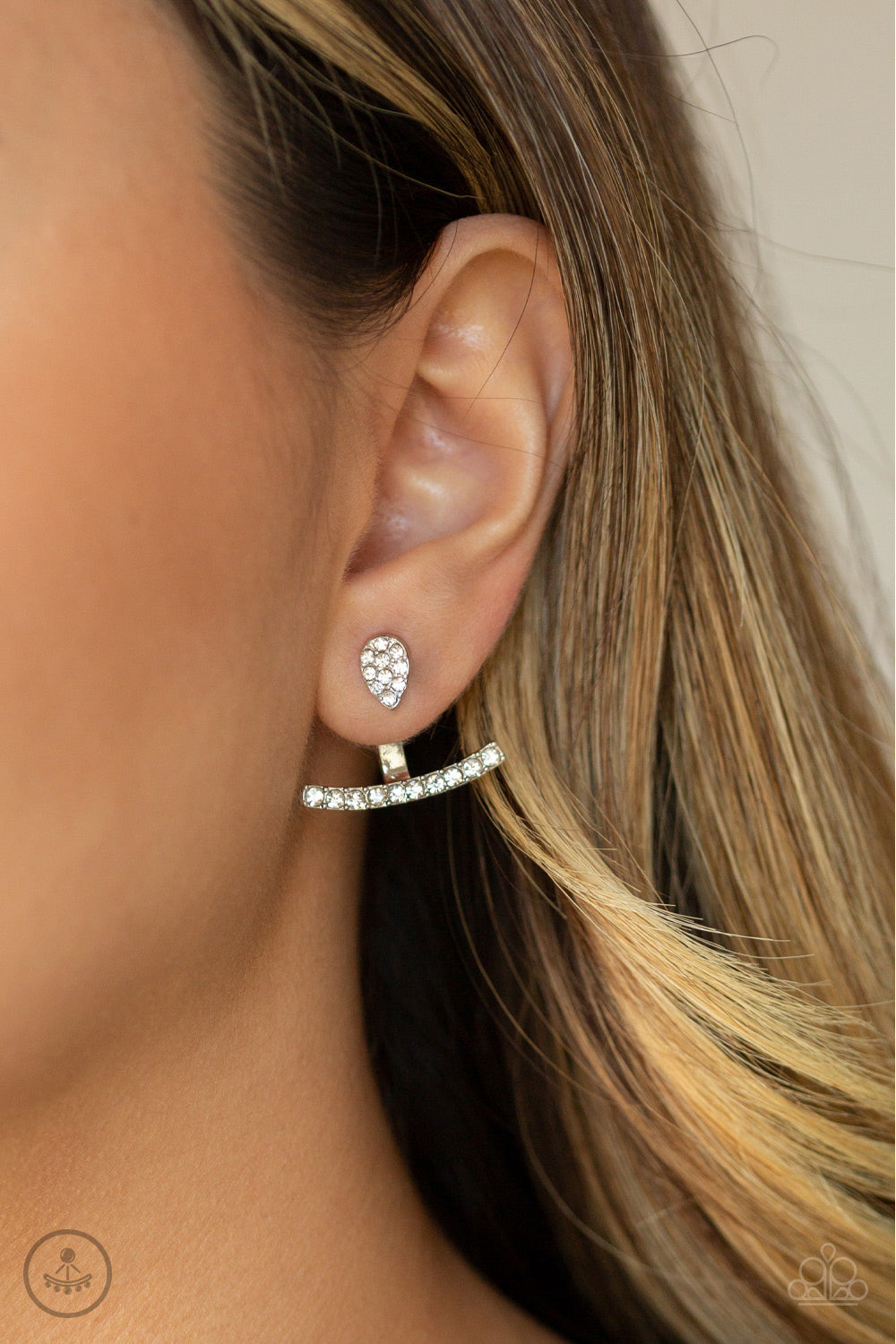 Paparazzi Accessories: Glimmer - White Earrings