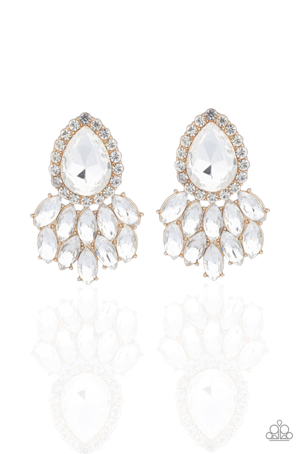 Paparazzi Accessories: A Breath of Fresh HEIR - Gold Earrings