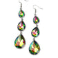 Paparazzi Accessories: Metro Momentum - Multi Oil Spill Earrings