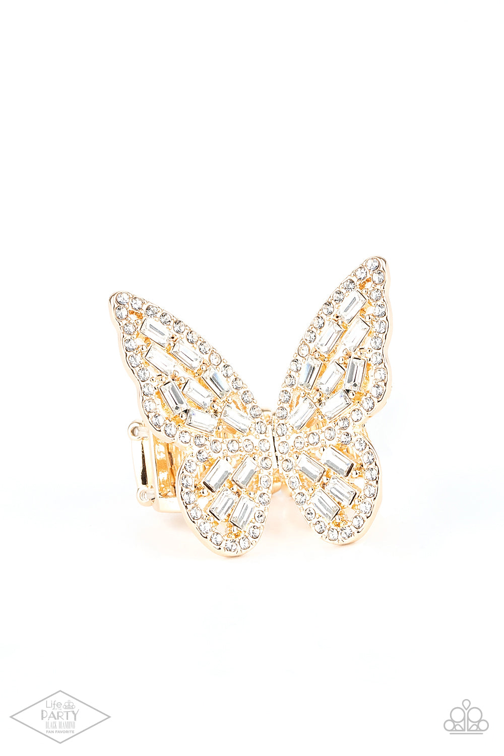 Paparazzi Accessories: Flauntable Flutter - Gold Ring