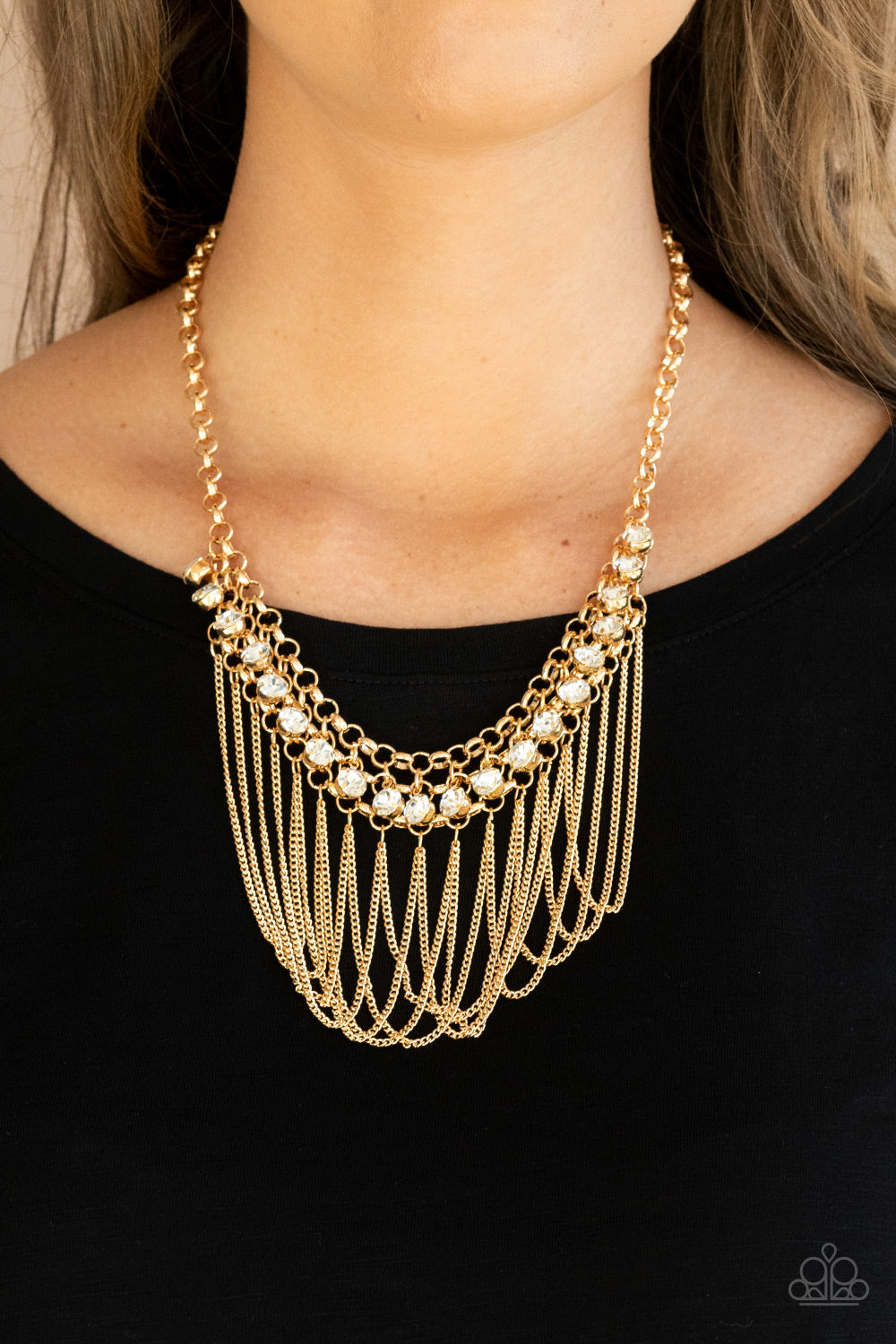 Paparazzi Accessories: Flaunt Your Fringe - Gold Necklace