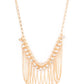 Paparazzi Accessories: Flaunt Your Fringe - Gold Necklace