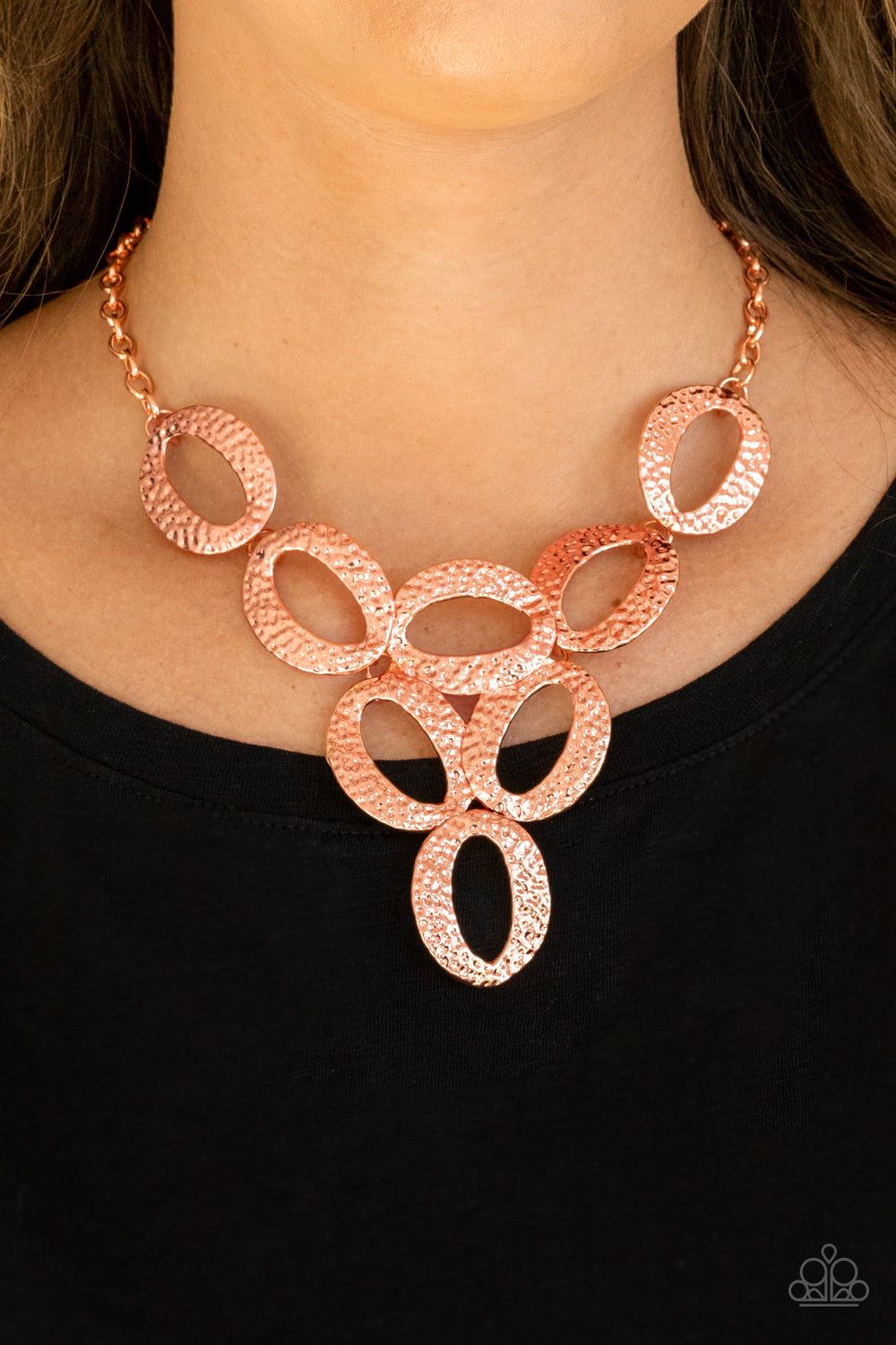 Paparazzi Accessories: OVAL The Limit - Copper Necklace