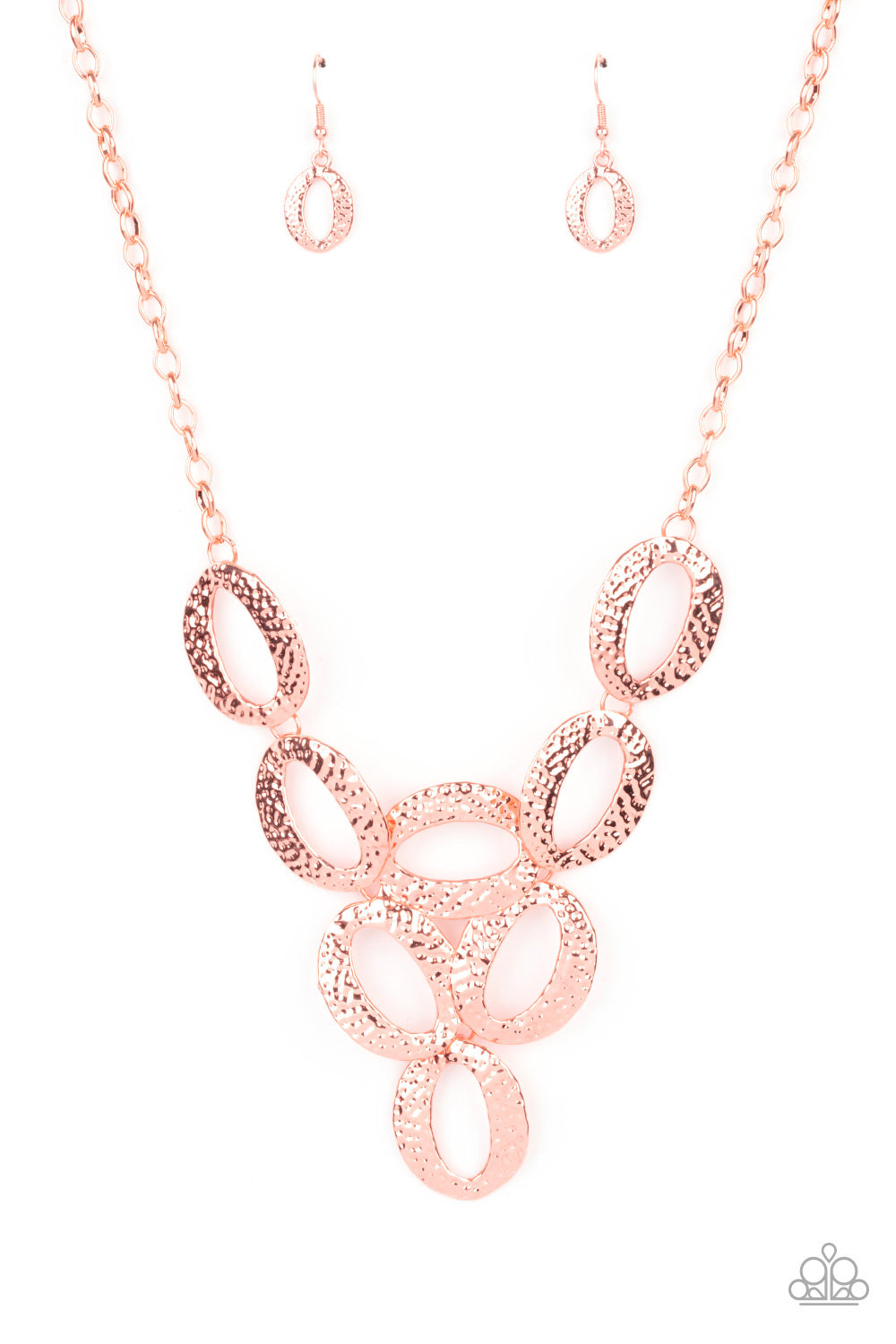 Paparazzi Accessories: OVAL The Limit - Copper Necklace