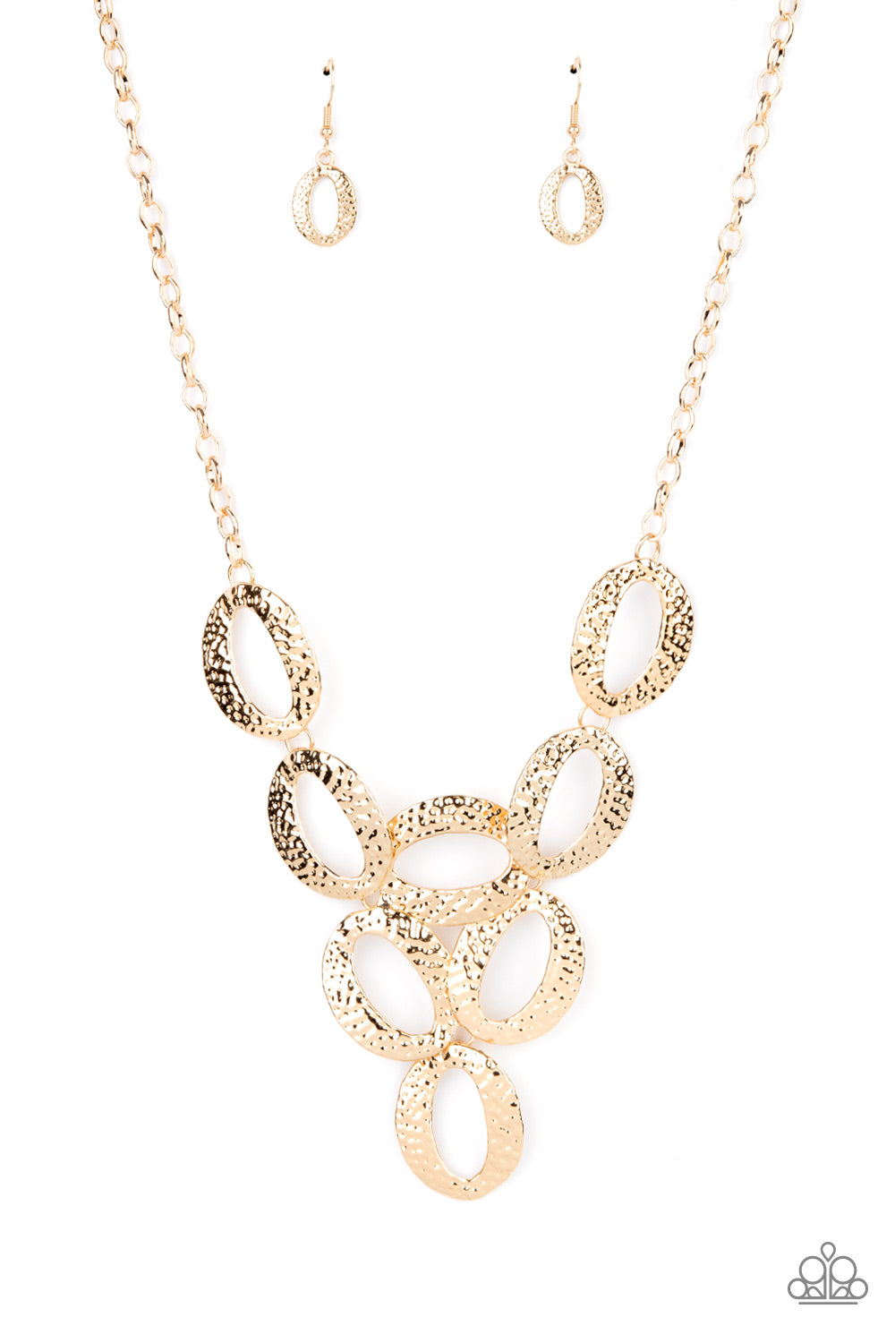 Paparazzi Accessories: OVAL The Limit - Gold Necklace