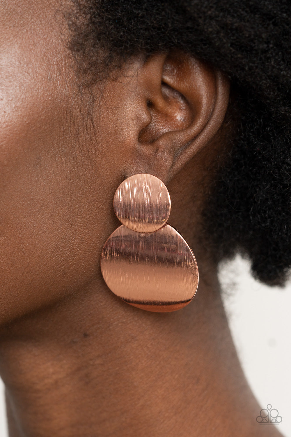 Paparazzi Accessories: Here Today, GONG Tomorrow - Copper Earrings