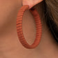 Paparazzi Accessories: Suede Parade - Orange Earrings