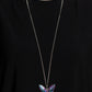 Paparazzi Accessories: The Social Butterfly Effect - Purple Necklace