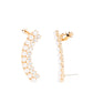 Paparazzi Accessories: Doubled Down On Dazzle - Gold Earrings