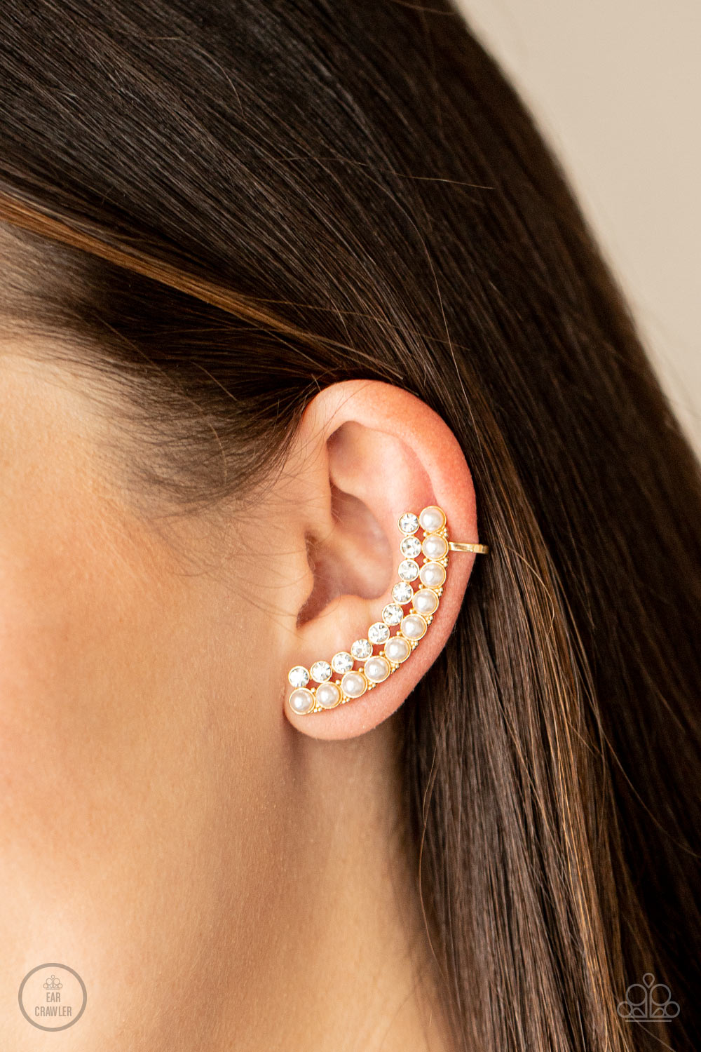 Paparazzi Accessories: Doubled Down On Dazzle - Gold Earrings