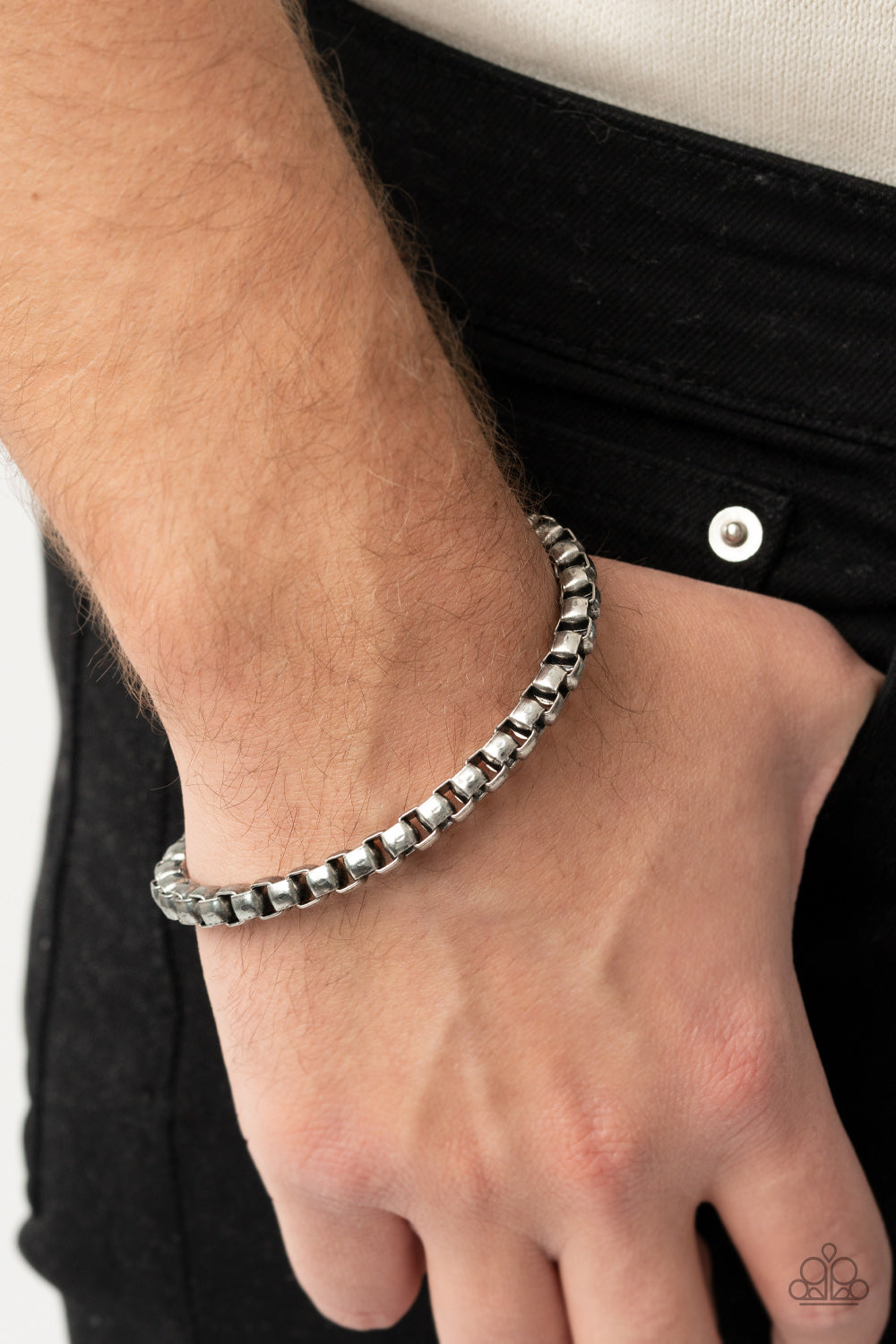 Paparazzi Accessories: Armed Combat - Silver Bracelet