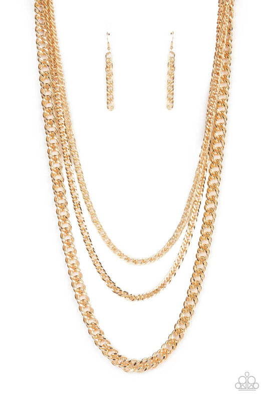 Paparazzi Accessories: Chain of Champions - Gold Necklace