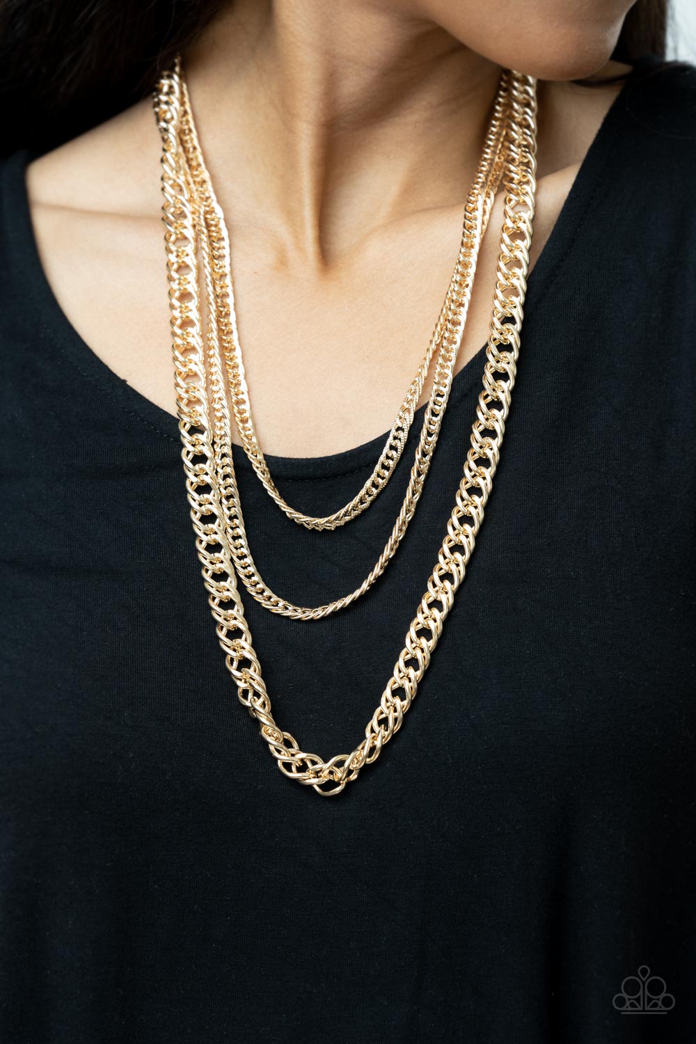 Paparazzi Accessories: Chain of Champions - Gold Necklace