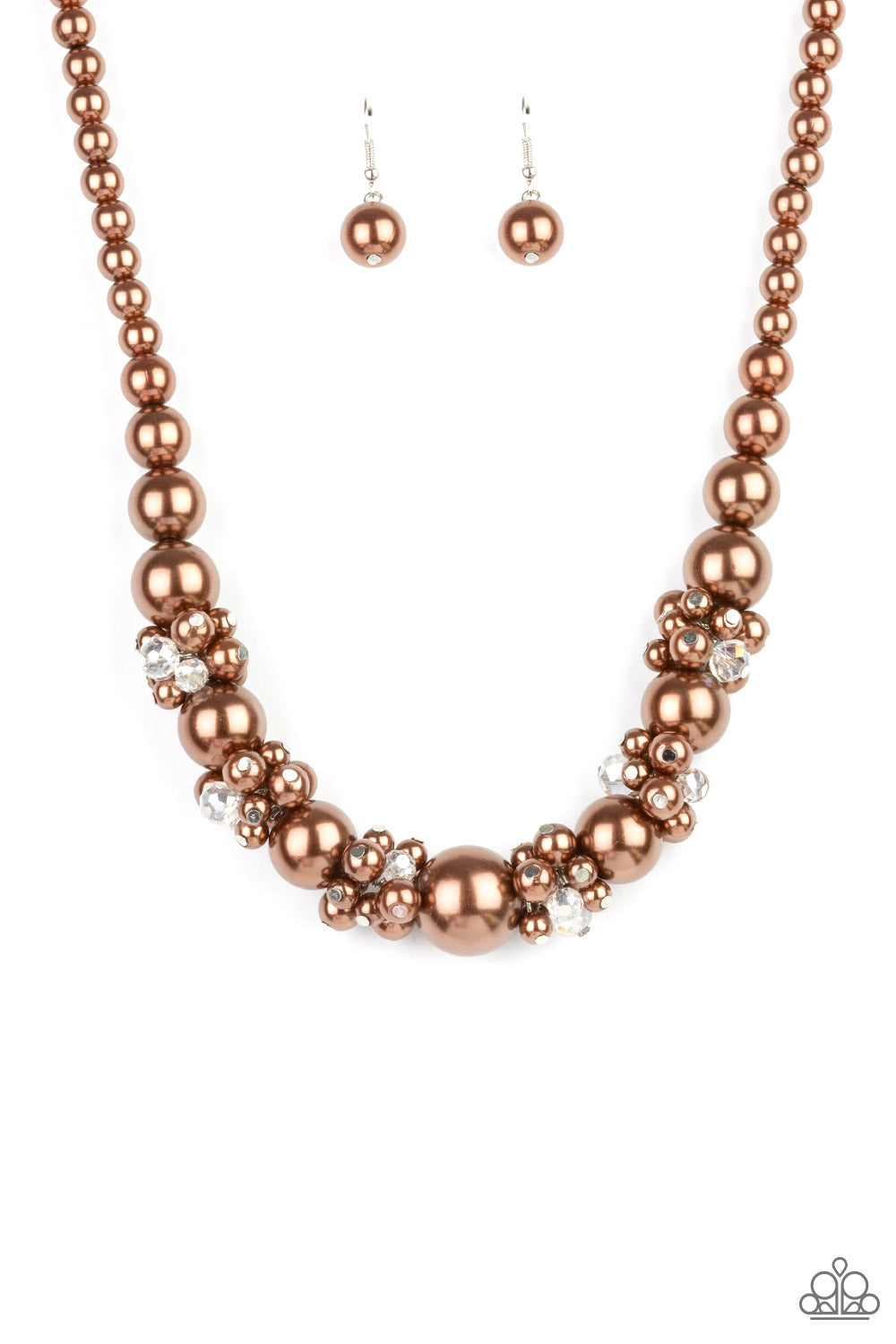 Paparazzi Accessories: All Dolled UPSCALE - Brown Necklace