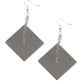 Paparazzi Accessories: Block Party Posh - Black Earrings