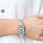 Paparazzi Accessories: Call Me Old-Fashioned - White Bracelet