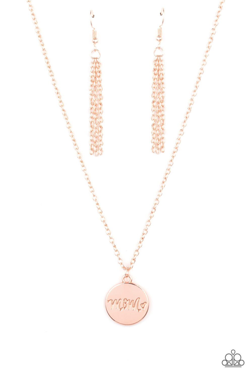 Paparazzi Accessories: The Cool Mom - Rose Gold Necklace