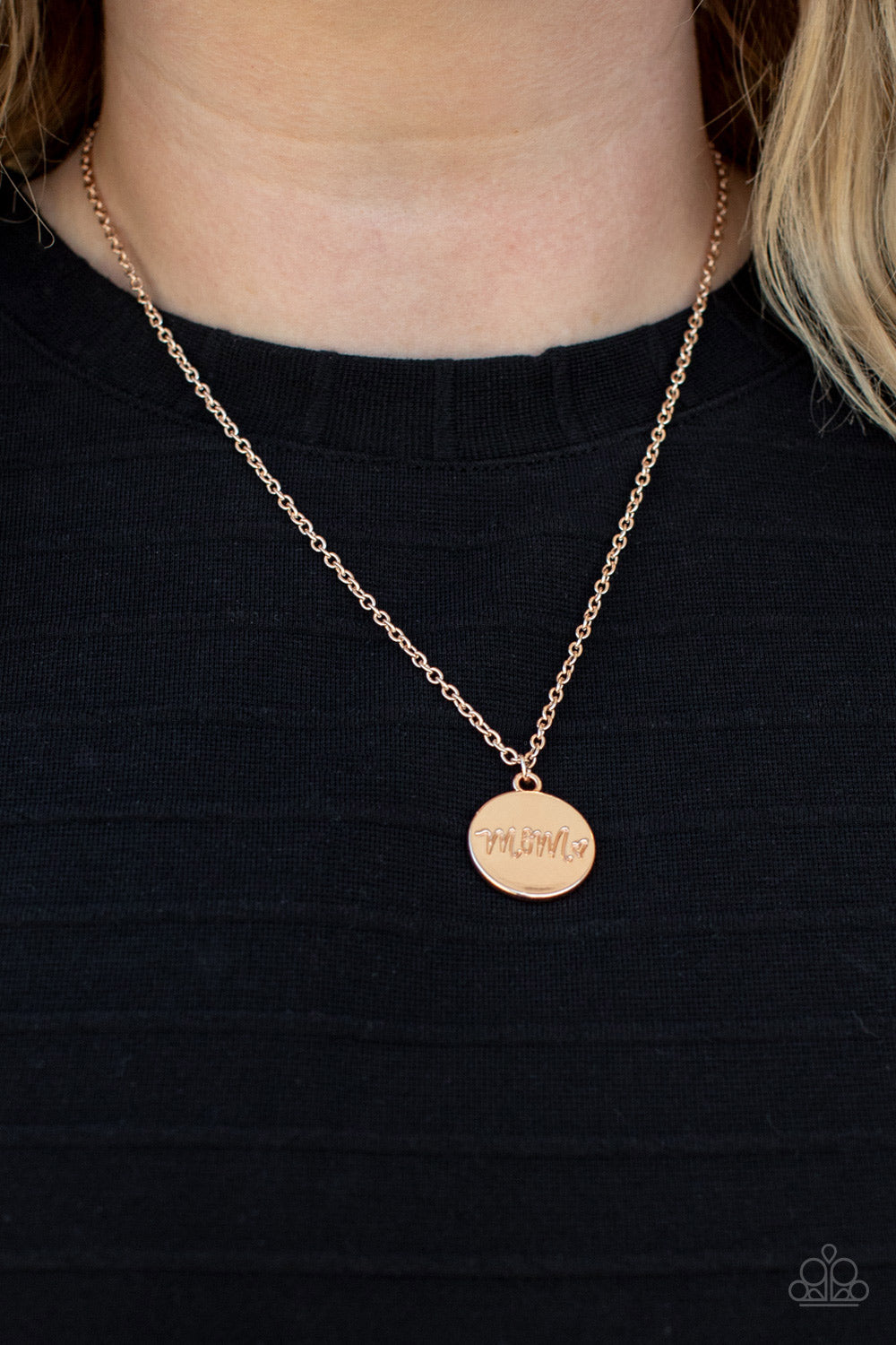 Paparazzi Accessories: The Cool Mom - Rose Gold Necklace