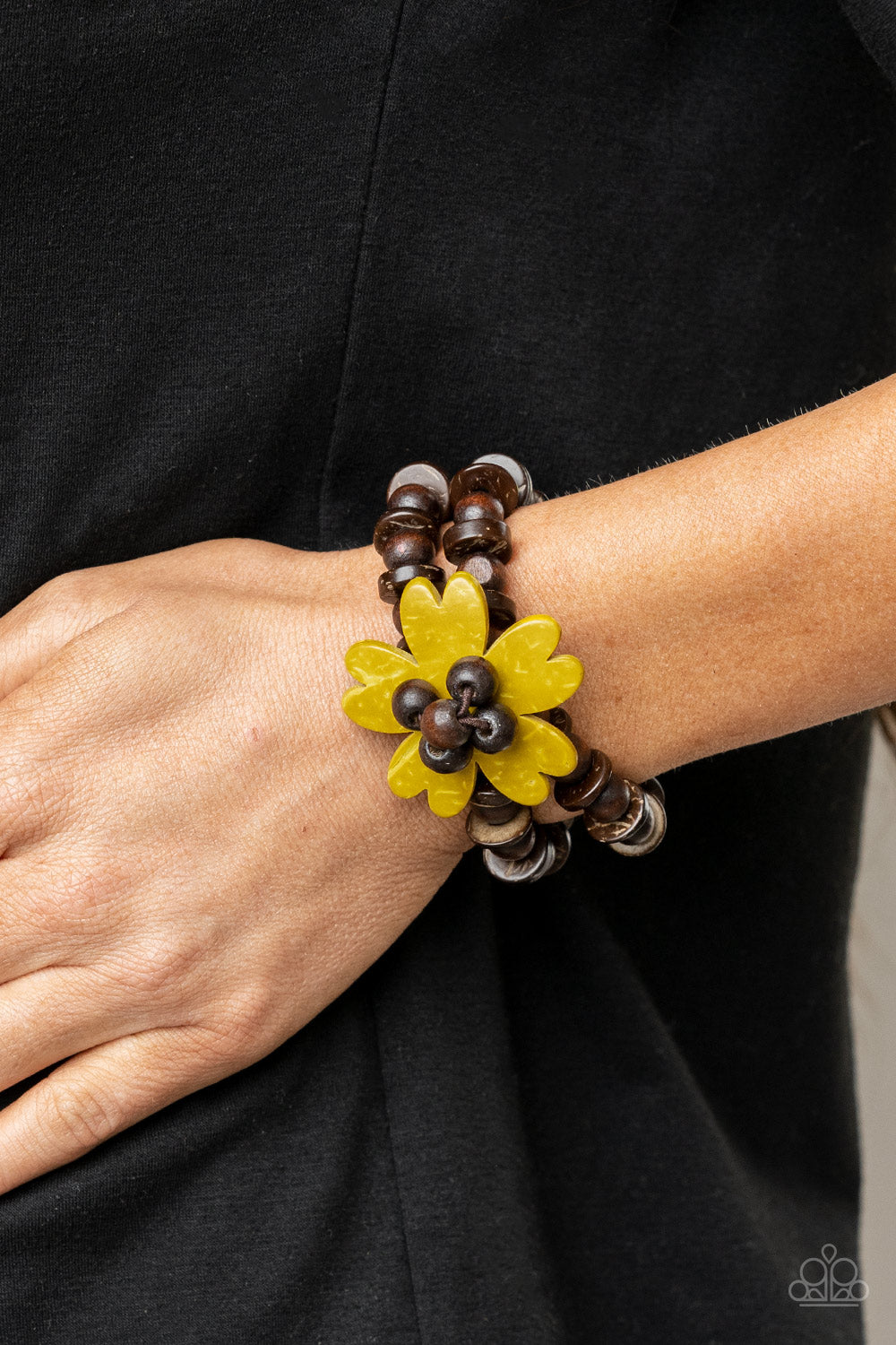 Paparazzi Accessories: Tropical Flavor - Yellow Bracelet