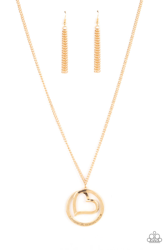 Paparazzi Accessories: Positively Perfect - Gold Necklace