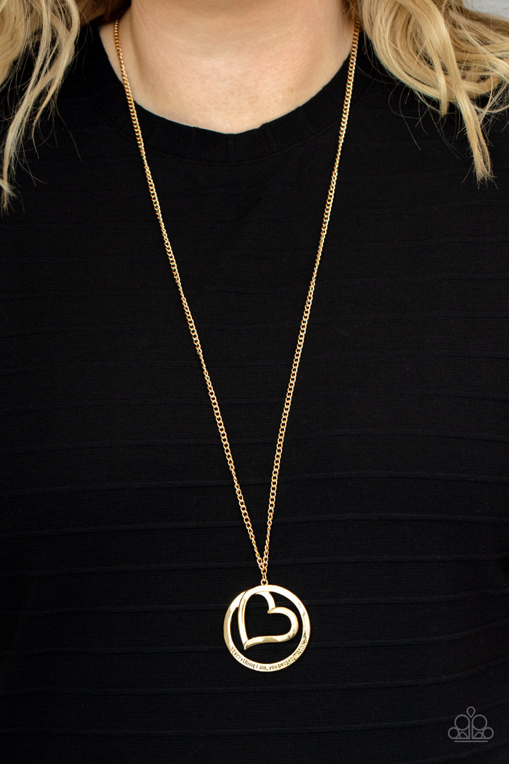 Paparazzi Accessories: Positively Perfect - Gold Necklace