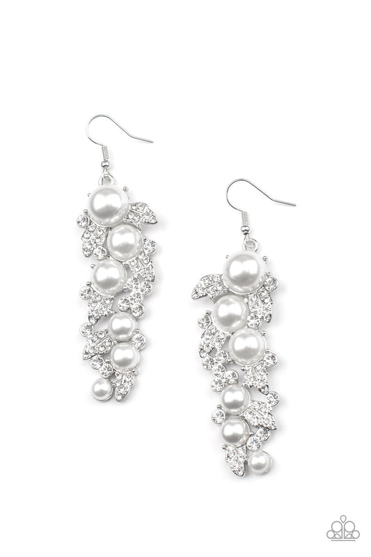 Paparazzi Accessories: The Party Has Arrived - White Earrings