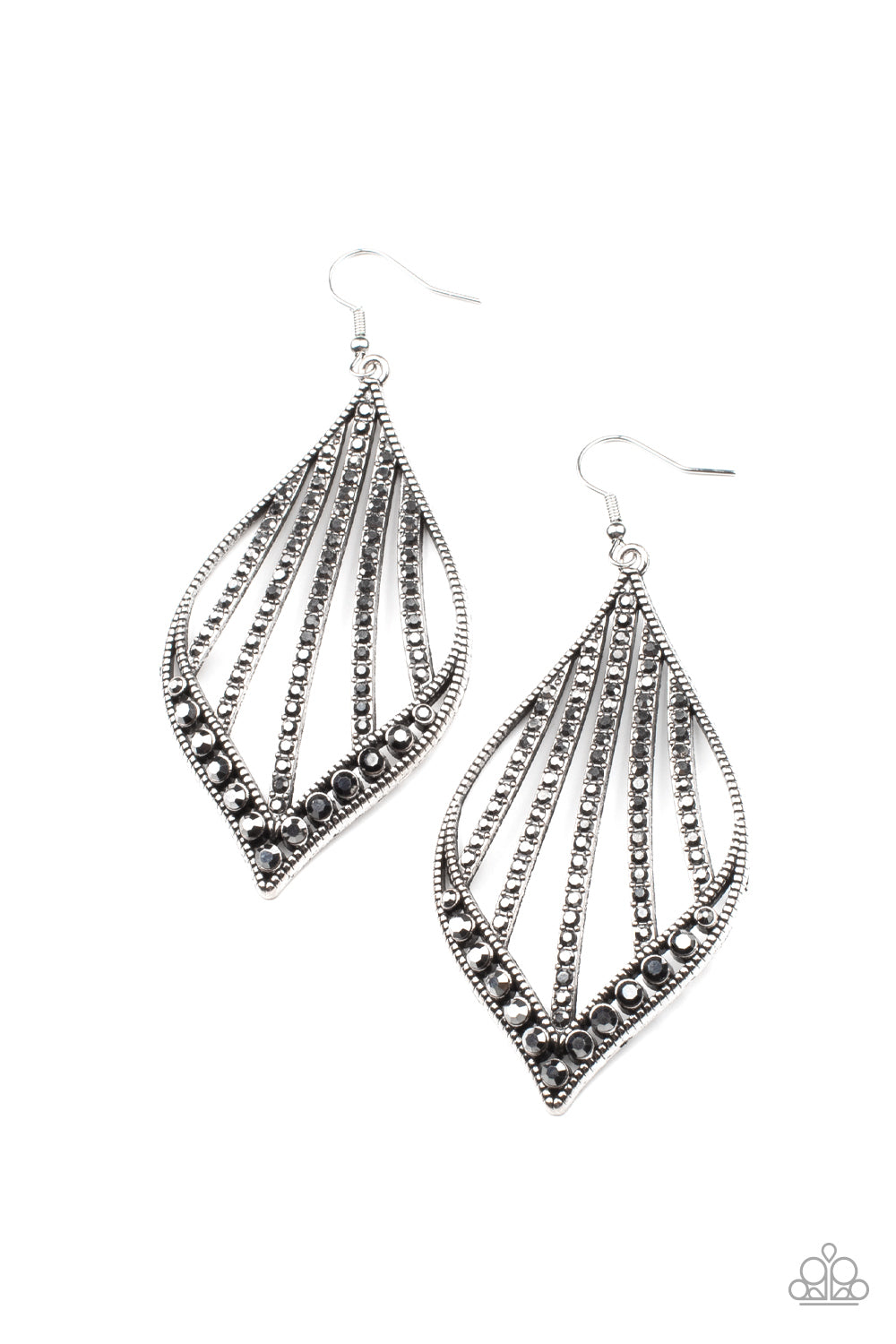 Paparazzi Accessories: Showcase Sparkle - Silver Earrings