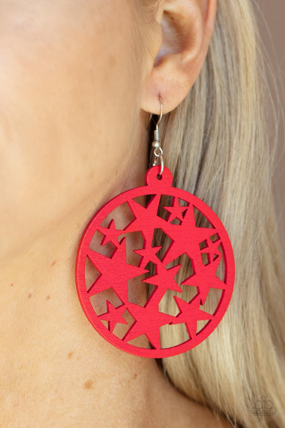 Paparazzi Accessories: Cosmic Paradise - Red Earrings