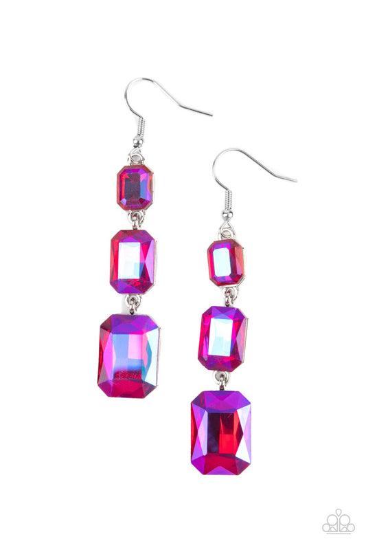 Paparazzi Accessories: Cosmic Red Carpet - Pink Earrings