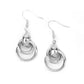 Paparazzi Accessories: Running In Circles - Silver Earrings
