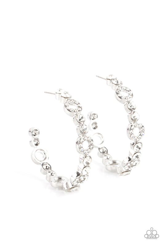 Paparazzi Accessories: Swoon-Worthy Sparkle - White Earrings