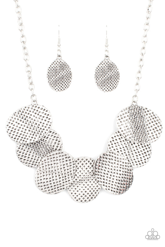 Paparazzi Accessories: Industrial Wave - Silver Necklace