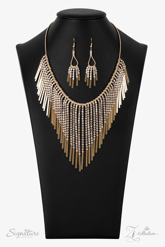 Paparazzi Accessories: The Amber Zi Collection Necklace