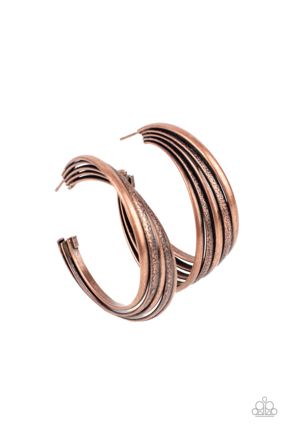 Paparazzi Accessories: In Sync - Copper Earrings