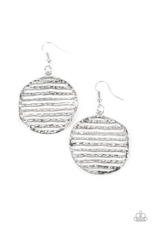 Paparazzi Accessories: Sunrise Stunner - Silver Earrings