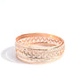 Paparazzi Accessories: Stockpiled Shimmer - Rose Gold Bracelet